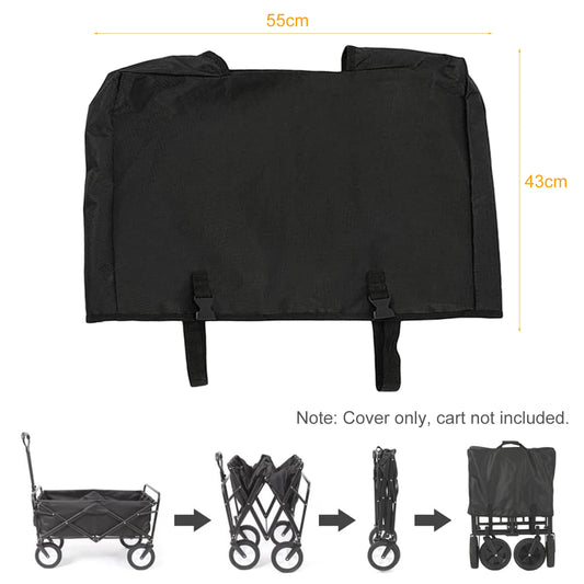 1pc Cover Folding Wagon Covers Storage Bags 600D Oxford Cloth For Outdoor Camping Storage Garden Carts Dustproof Accessories